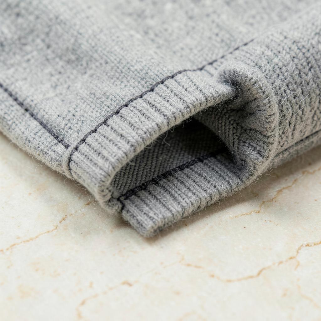 Warm wool-blend lining used in the Fall Essentials collection